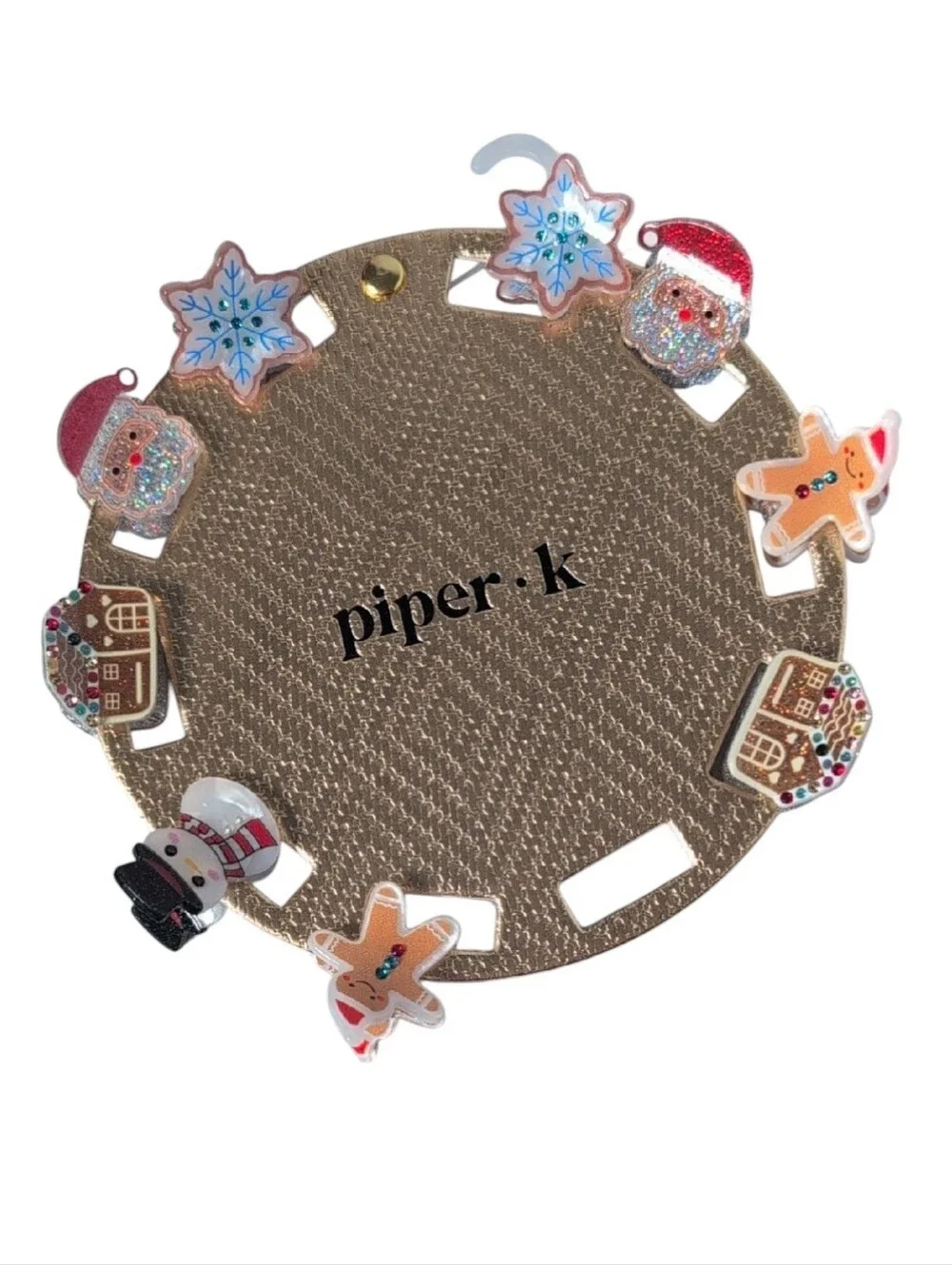 Piper K Christmas Themed Mini Hair Claw Clips *Please Read